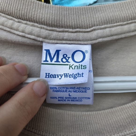 Vintage M&O  Knits HeavyWeight  T-Shirt - Picture 2 of 3